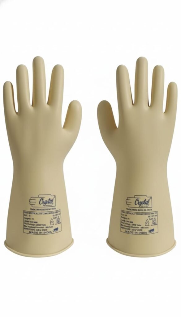Electrical Safety Rubber Gloves (IS 4770)