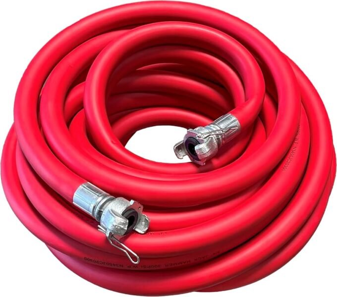 Industrial Air Hose 300 PSI (Red Rubber)